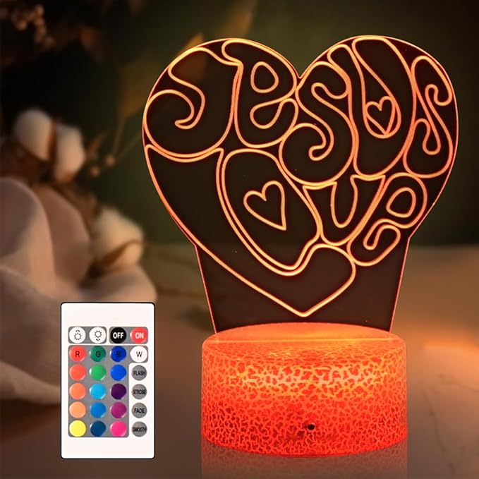 Jesus loves you must have night light